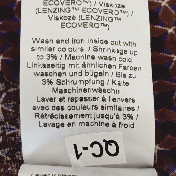 NEW Cream Women's Ultra Violet Geo CRVimma Dress - Kim Fit - Midi Dress Size 8 - Picture 15 of 16